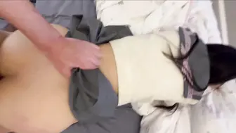 红边黑丝JK嫩妹